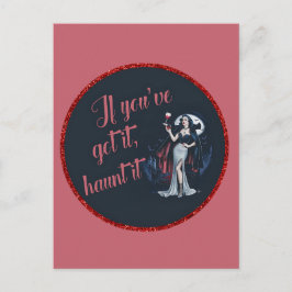 Sexig het vampyr Om du har det, hemsök det Vykort