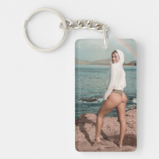 Sexig Hett! BikiniPhoto-Nyckelring