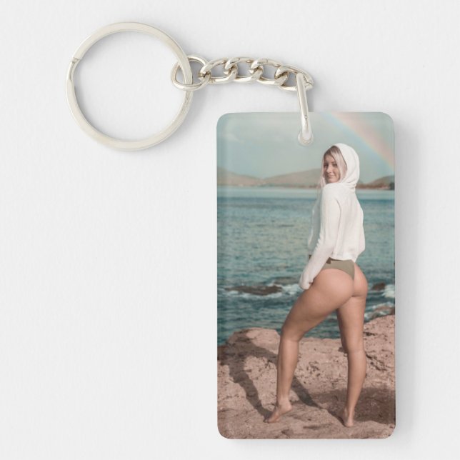  Sexig Hett!    BikiniPhoto-Nyckelring (Framsidan)