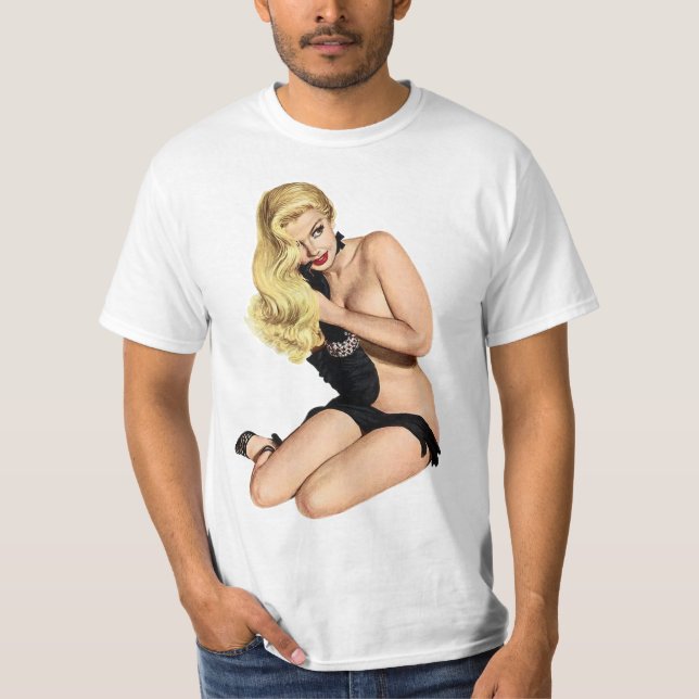 Sexig insinuera flicka t shirt (Framsida)