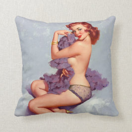 Sexig redhairpinup kudde