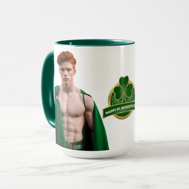 Sexig St. Patrick's Day Irländsk Studkaffe Mugg (Framsida vänster)