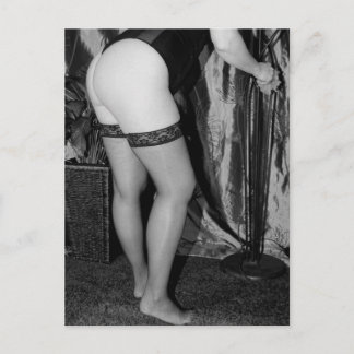 Sexiga fisknätsfoto vykort