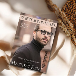 Sexigaste mannen på omslaget till My Life Magazine Julkort