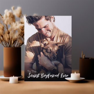 Sexigaste pojkvännen någonsin Foto Alla hjärtans d Kort