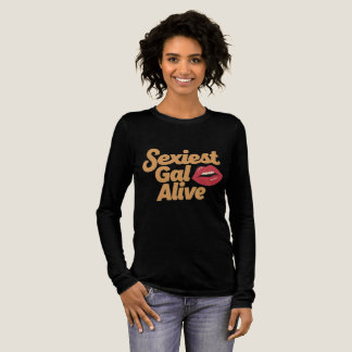 Sexigaste tjejna vid liv t shirt