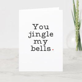 Sexigt och roligt julkort helgkort