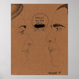 Sexism mot rasism poster