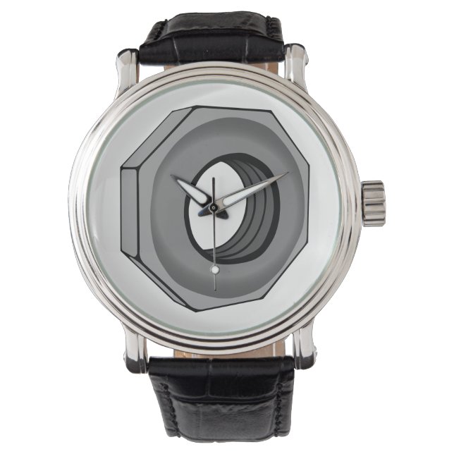 Sexkantmutter Armbandsur (Framsida)