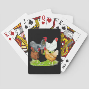 Sexlänkade kycklingar Quintet Casinokort