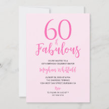 Sextio och fantastisk rosablush 60-årsfest