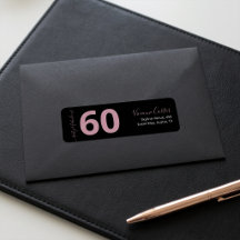 Sextio och fantastisk skrift Rosa 60-årsfest