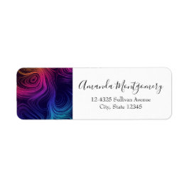 Sextio Vibe Circles & Swirls Coola Mönster Returadress Etikett