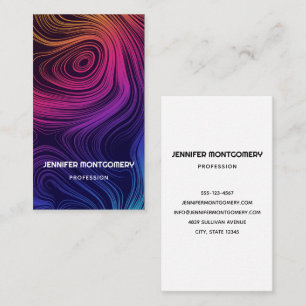 Sextio Vibe Circles & Swirls Mönster Visitkort