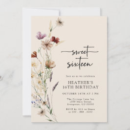 Sexton födelsedagar inbjudningar