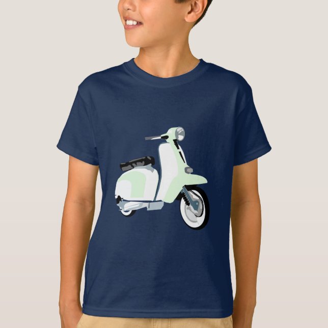 Sexton Mod Scooter Tee Shirt (Framsida)