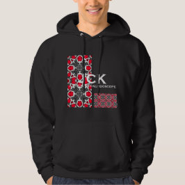 Sextondecimos konstnärliga kalejdoskop femton hoodie