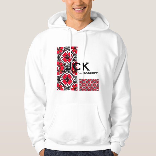 Sextonens kalejdoskopkonst fjorton hoodie (Framsida)