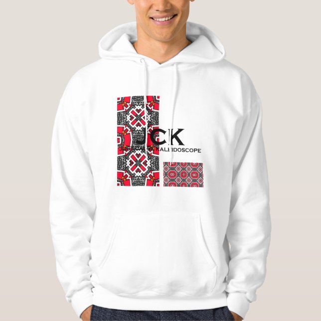 Sextonens kalejdoskopkonst tolv hoodie (Framsida)