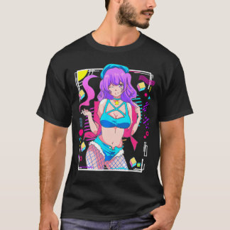 Sexy Anime Girl Anime Woman in Sexy Lingerie Anime T Shirt