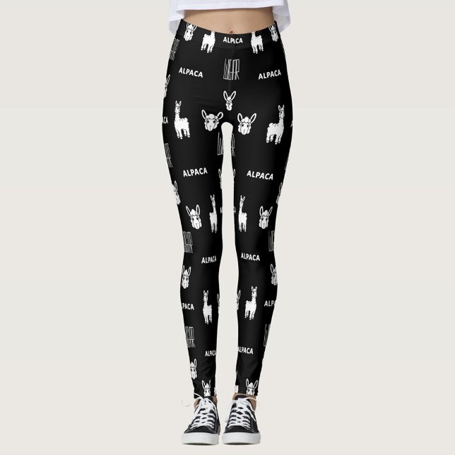 Sexy Black and White Alpaca Leging by Wighar Leggings (Skapare uppladdad)