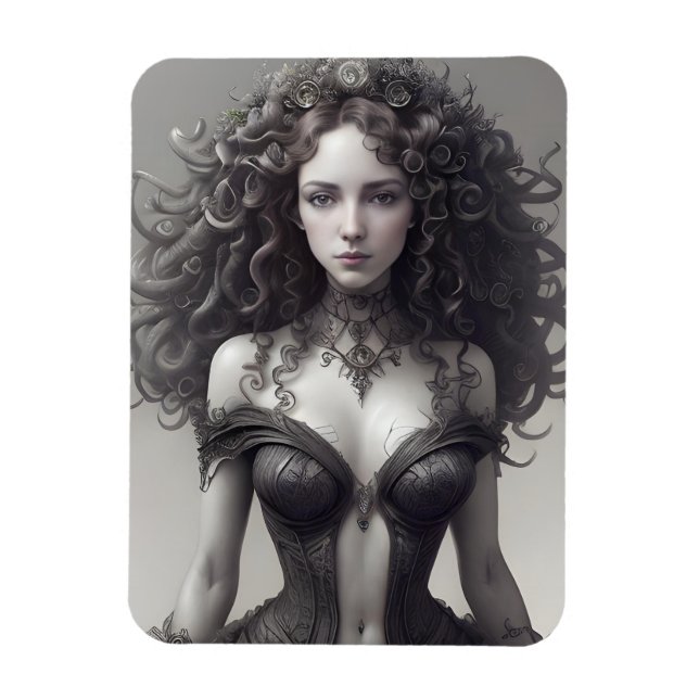 Sexy Black Lingerie Magnet (Vertikal)