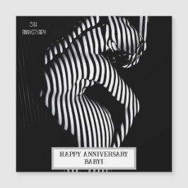 Sexy Bröllop-årsdagen Magnetisk Inbjudningskort