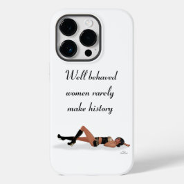 Sexy Brunette Pinup Girl Sleeping Cell Phone Case