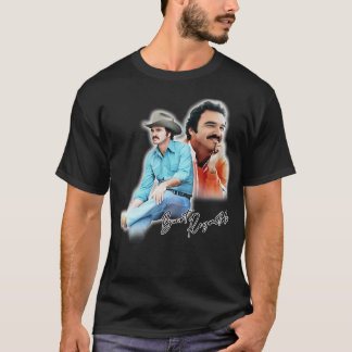 Sexy Burt Reynolds Retro 70-talet Stil T Shirt