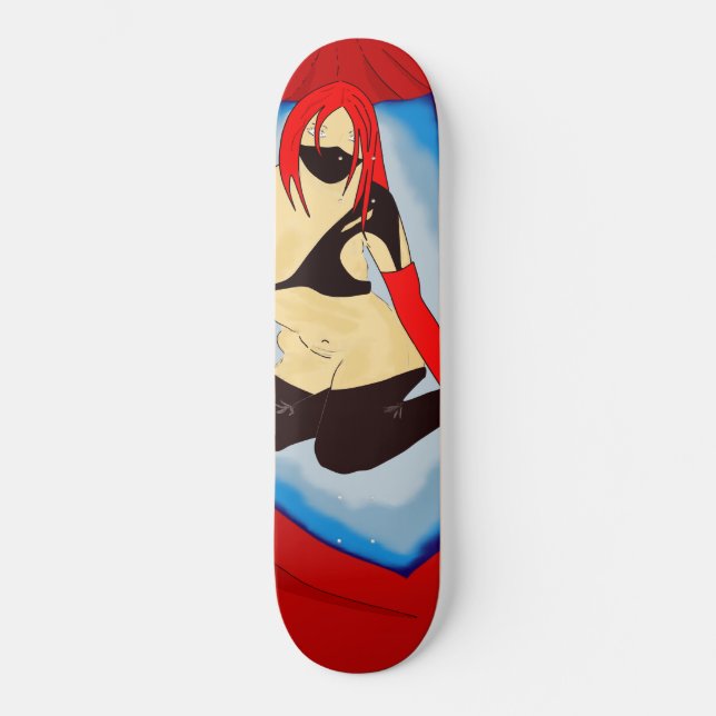 SEXY DAM SKATEBOARD ART PRINT (Framsida)