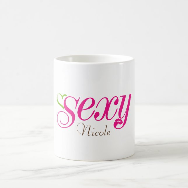 Sexy (DITT NAMN) Kaffemugg (Center)