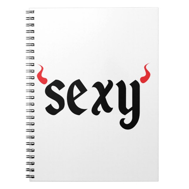 Sexy djävulen anteckningsbok (Framsidan)