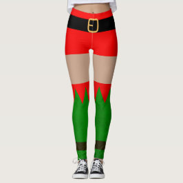 Sexy Elf-juldräkt Leggings