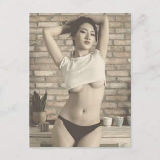 Sexy Glamor-modellfotovykort Vykort