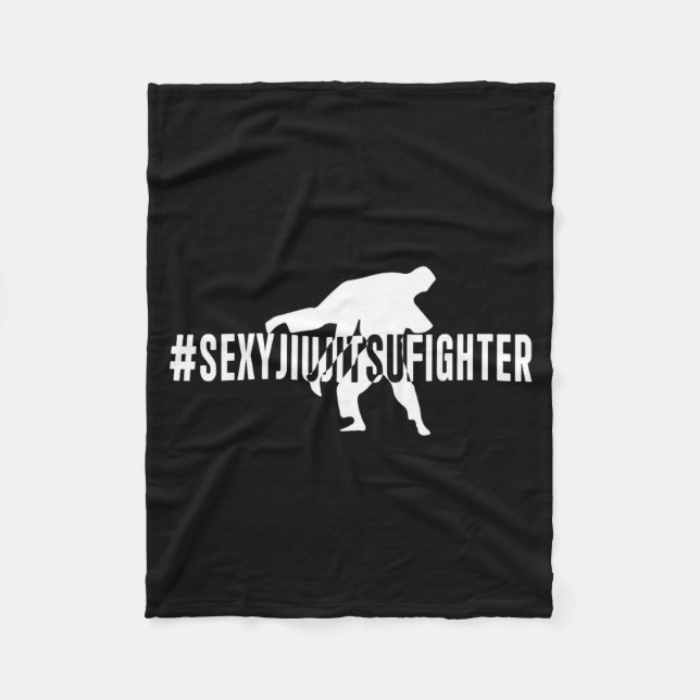 Sexy Jiu Jitsu Fighter - SexyJiuJitsuFighter Fleecefilt (Framsidan)