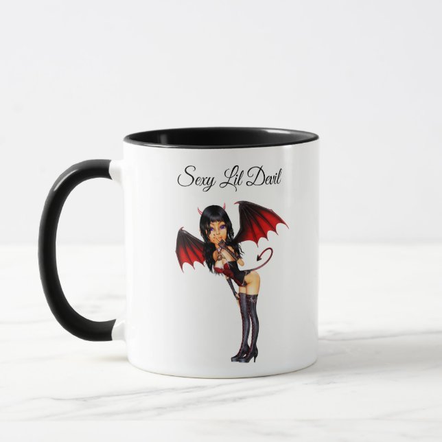Sexy Lil Djävulen | Halloween Mugg (Vänster)