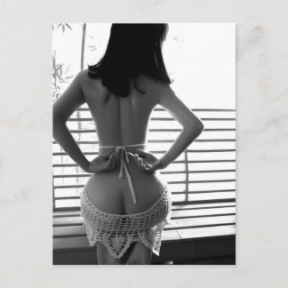 Sexy lingerie model Photo Postcard Vykort