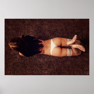 Sexy lingerie-modellfoto Poster