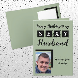 Sexy make lägg till bild grönt födelsedag kort