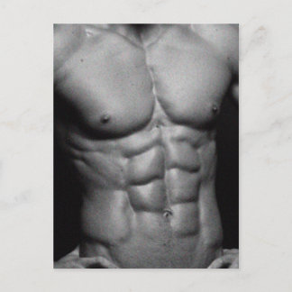 Sexy Manar Abs and Chest Vykort