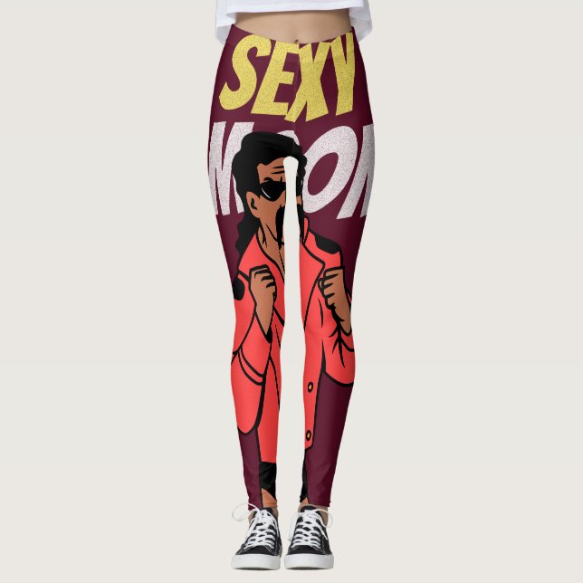 Sexy Måne Leggings (Framsida)