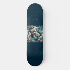 Sexy Merman Mini Skateboard Bräda 18,5 Cm
