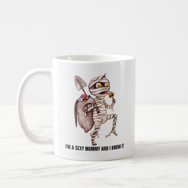 Sexy Mummy Kaffemugg (Vänster)
