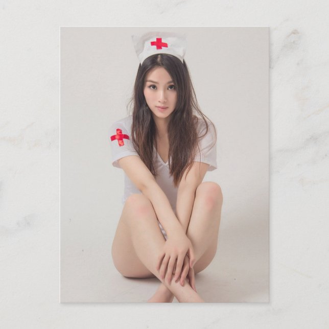 Sexy Nurse Vykort (Framsida)