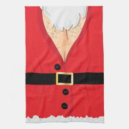 Sexy Santa Funny jul Kökshandduk