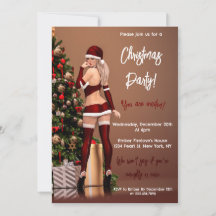Sexy Santa Girl nära Julgran