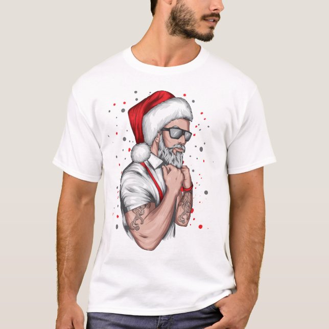 Sexy Santa T Shirt (Framsida)