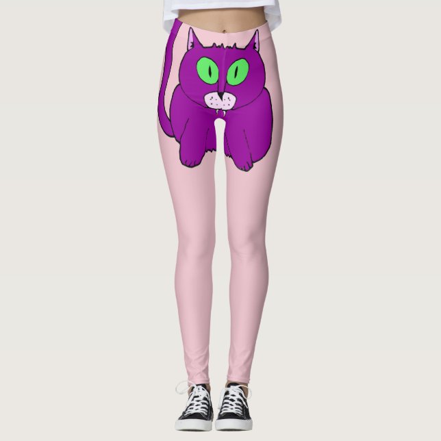Sexy Vampire Mew Cat Leggings (Framsida)