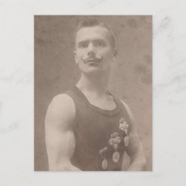 Sexy Vintage Acrobat Vykort