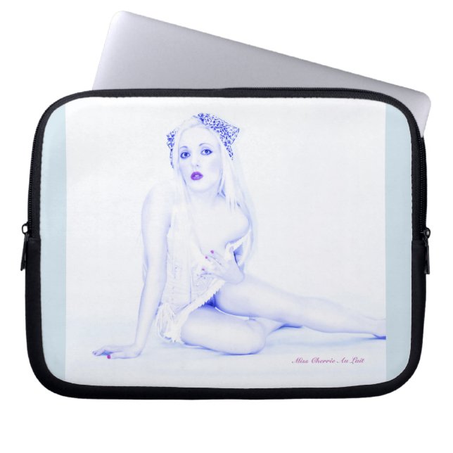 Sexy Vintage Pinup Girl Model Babe Laptop sleeve (Framsidan)